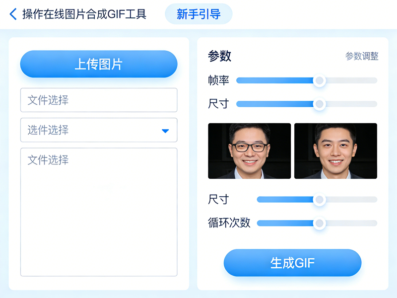 无水印在线图片合成GIF：快速生成高清gif图片/